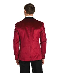 OppoSuits Men's Deluxe Dinner Jacket - Tuxedo Suit Blazer Burgundy Red