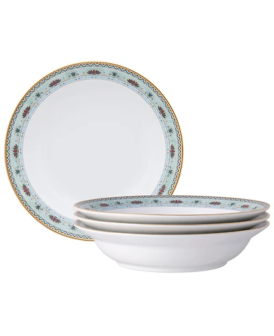 Noritake Serene Garden 4-Pc. Rim Dinner Bowl Set, Service for 4