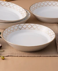 Noritake Eternal Palace 4-Pc. Coupe Dinner Bowl Set, Service for 4