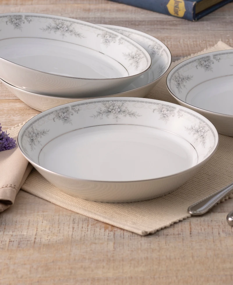 Noritake Sweet Leilani 4-Pc. Coupe Dinner Bowl Set, Service for 4