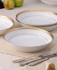 Noritake Crestwood 4-Pc. Coupe Dinner Bowl Set, Service for 4