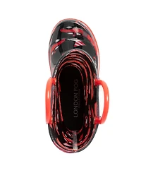 London Fog Toddler Boys 5T-10T Sven Printed Light-Up Rain Boots
