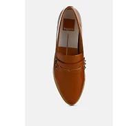 Patent Pleather Penny Loafers Women