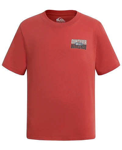 Quiksilver Boys 8-20 Short Sleeve Logo-Driven Retro T-Shirt