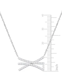 Macy's Diamond Necklace (1/3 ct. t.w.) in Sterling Silver