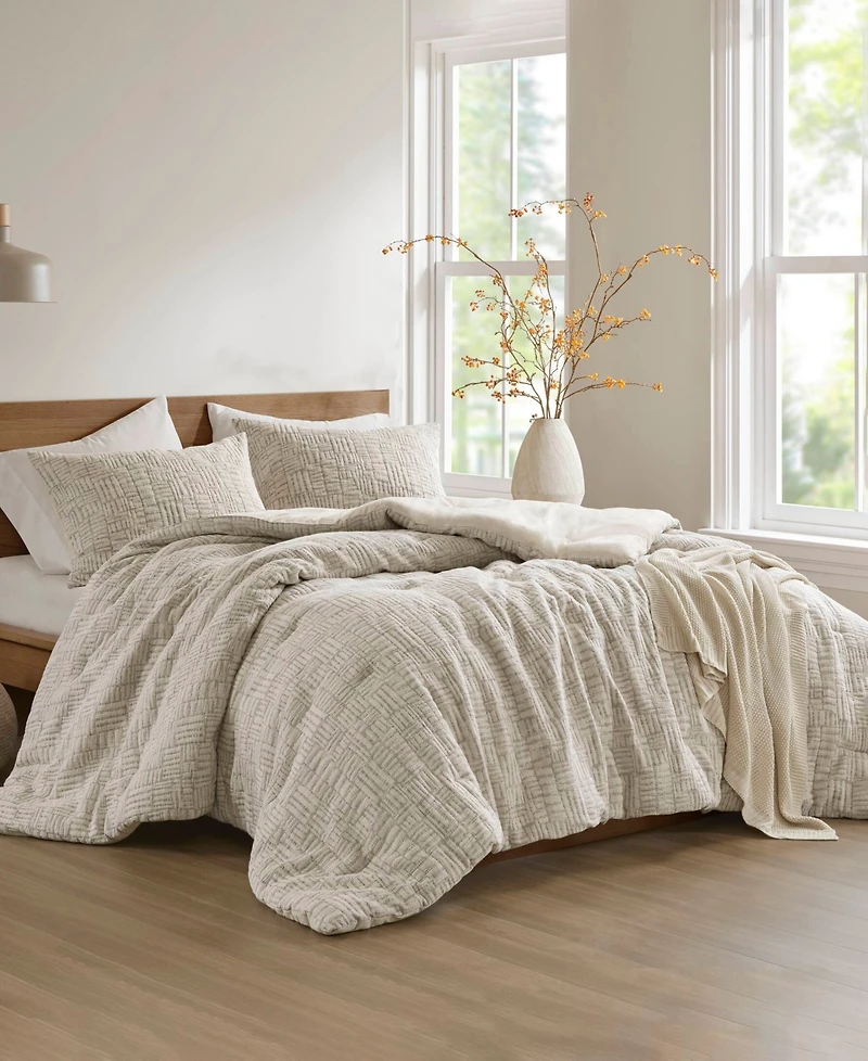 Croscill Harper Oversized Matelasse 3-Pc. Comforter Set, Full/Queen