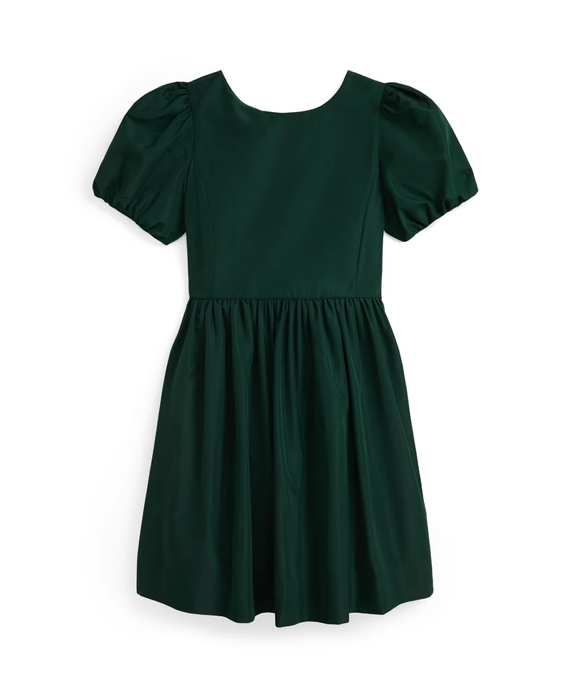 Polo Ralph Lauren Girls 7-16 Balloon Sleeve Taffeta Dress