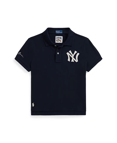 Polo Ralph Lauren Girls 7-16 Short Sleeves Yankees Shirt