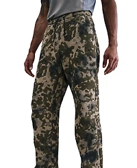 Nike Men's Tech Open-Hem Fleece Camo Pants