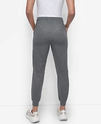 Dkny Sport Women's Spacedye High-Waist Slim Joggers