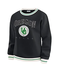 Wear by Erin Andrews Women'sBlack Oregon Ducks Seal Sweatshirt