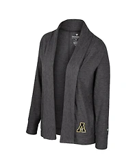Colosseum Women's Charcoal Appalachian State Mountaineers Dash Cardigan