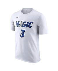 Nike Men's Desmond Bane White Orlando Magic Association Edition Name Number T-Shirt