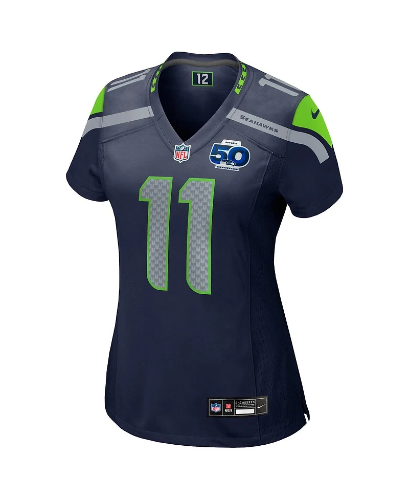Nike Women'sJaxon Smith-Njigba College Navy Seattle Seahawks Team 50th Season Game Jersey