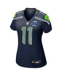 Nike Women'sJaxon Smith-Njigba College Navy Seattle Seahawks Team 50th Season Game Jersey