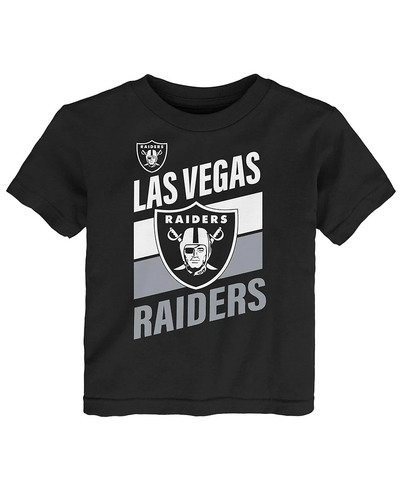 Outerstuff Toddler Black Las Vegas Raiders Teamwork T-Shirt
