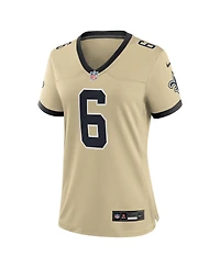 Nike Women'sTyler Shough Gold New Orleans Saints Alternate Game Player Jersey