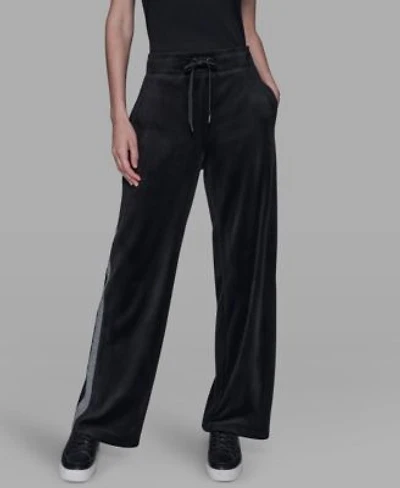 Karl Lagerfeld Paris Womens Pull On Track Pants P Xs Xl