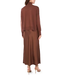 Msk Petite Sleeveless Sweater Maxi Dress