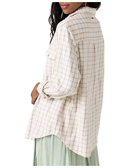 O'Neill Women's Brooks Long Sleeve Flannel Shirt