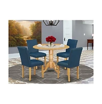 East West Furniture Dining Room Set Oak
