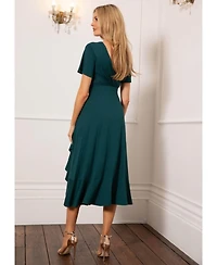 Tiffany Rose Maternity Waterfall Midi Dress