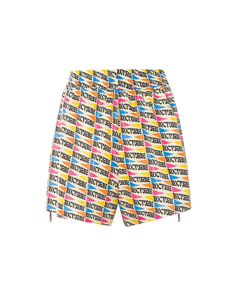 Nocturne Women's Zipper Detailed Patterned Mini Shorts