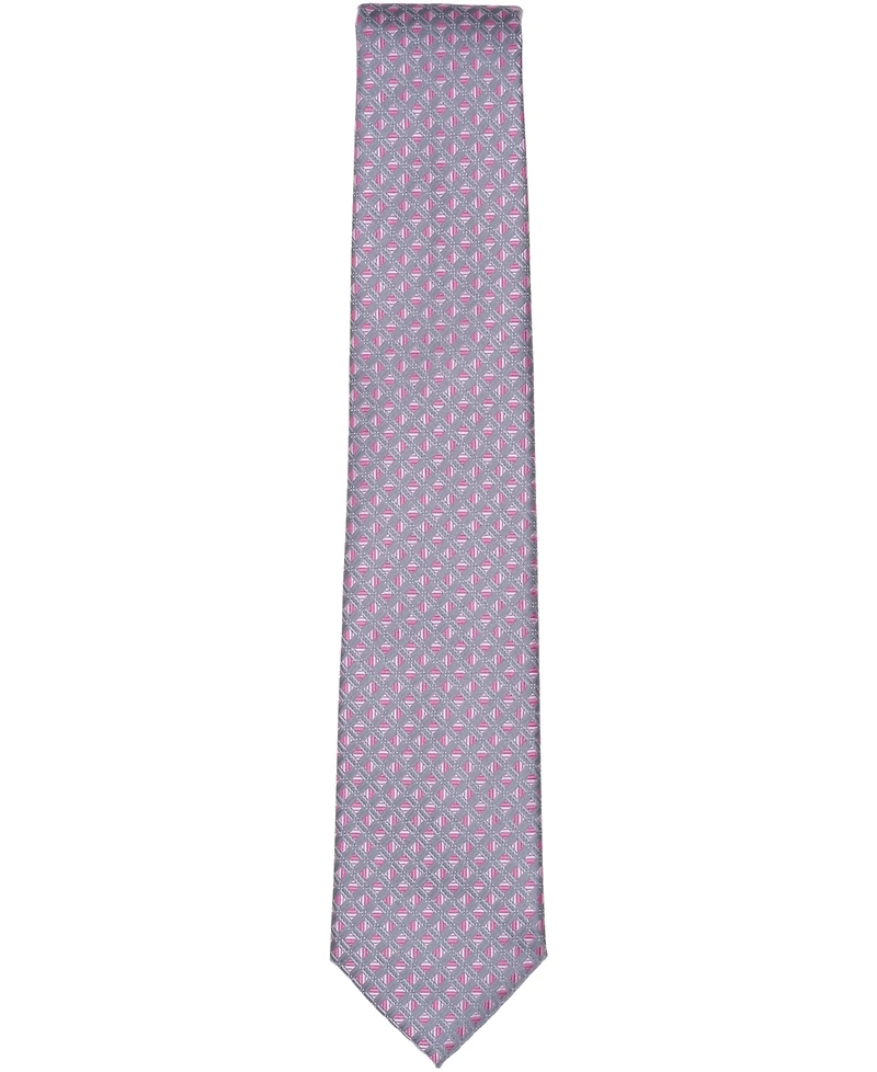Perry Ellis Portfolio Men's Rosser Geo Pattern Classic Fit Tie