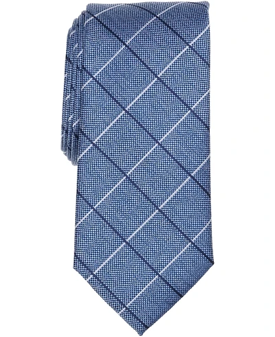 Club Room Men's Preston Grid Tie, Created for Macy's