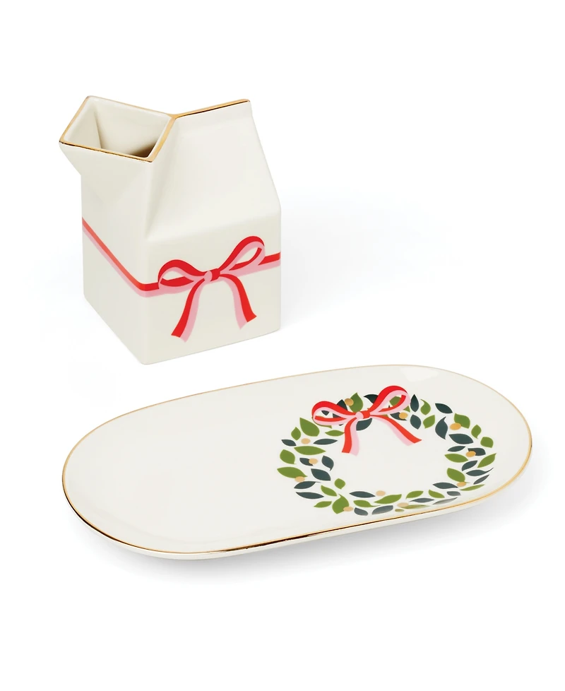 Kate Spade Be Jolly Milk Cookie Plate