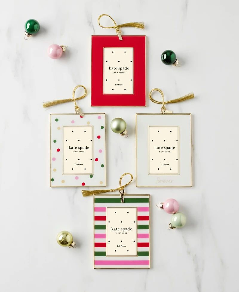 Kate Spade Be Jolly Mini Frame Ornament