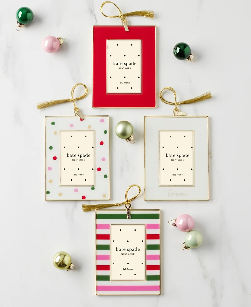 Kate Spade Be Jolly Mini Frame Ornament