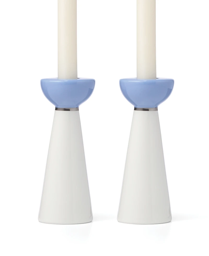 Kate Spade Oak Street Candlestick Holders, Set of 2