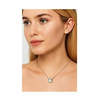 Cubic Zirconia Heart Pendant Necklace