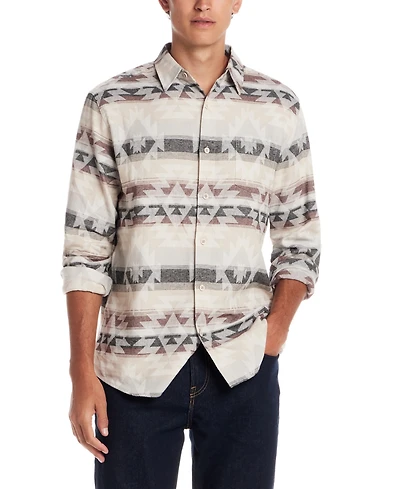 Weatherproof Vintage Men's Southwest Jacquard Overshirt
