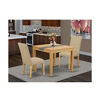 East West Furniture Dining Room Set Oak