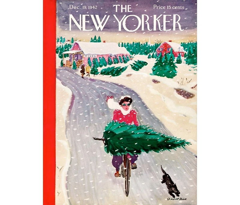 New York Puzzle Company Tree Shopping 1000 Piece Puzzle
