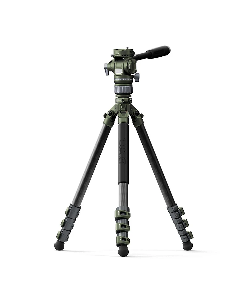 Tilta Travel Video Fluid Head with 3-Stage Carbon Fiber Tripod Legs