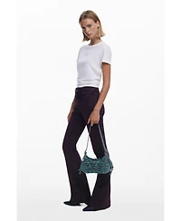Desigual Women's Medium braided denim bag