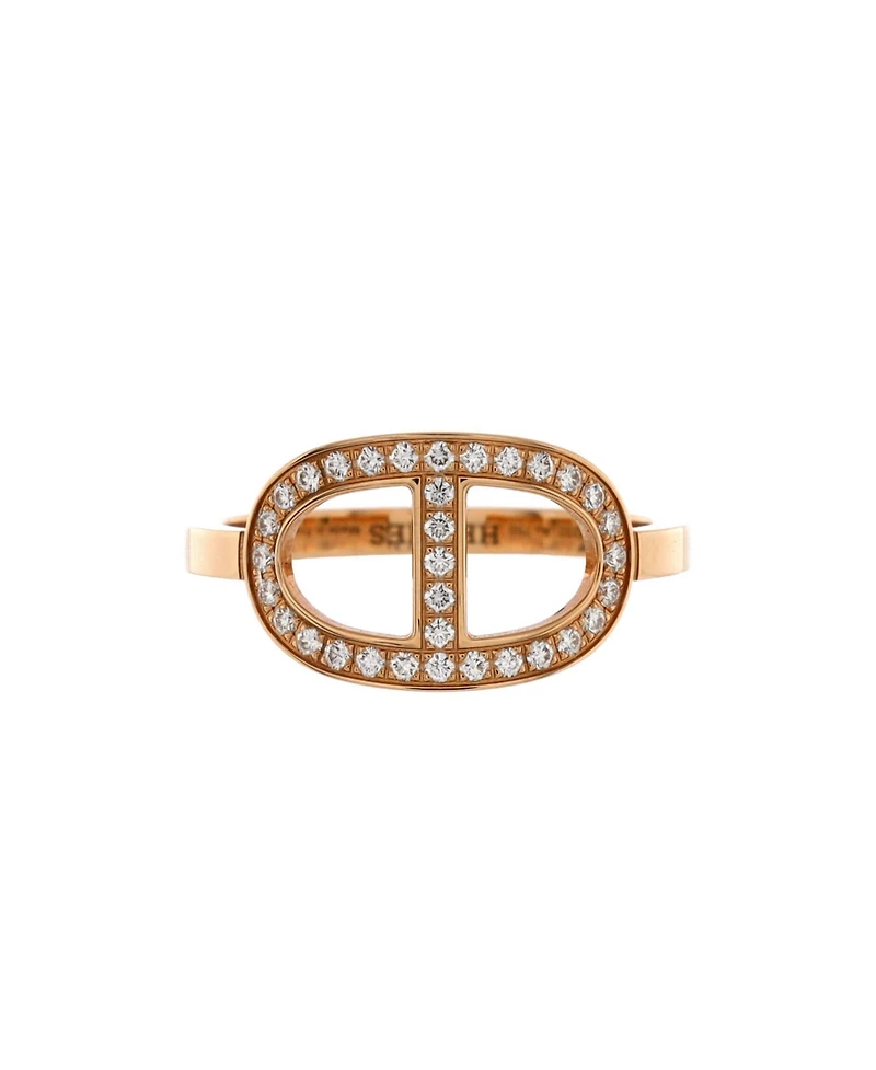 Pre-Owned Hermes Chaine d'Ancre Contour Ring