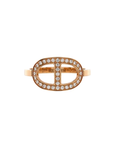 Pre-Owned Hermes Chaine d'Ancre Contour Ring