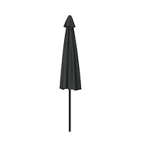 vidaXL Garden Parasol Anthracite Polyester Fabric 118.1 x 61.0 in