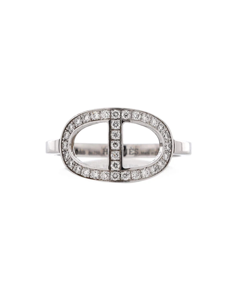 Pre-Owned HERMES Chaine d'Ancre Contour Ring