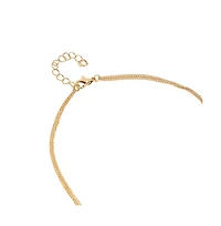 Sohi Women's The Hanging Chain Bar Lariat Necklace