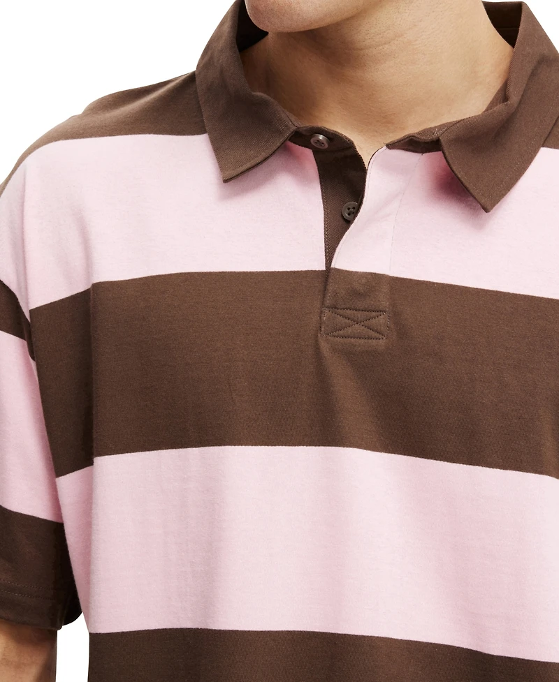 Cotton On Men's Cropped fit Short sleeve Polo Shirt