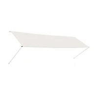 vidaXL Awning Cream Steel frame and 100% polyester fabric with Pa coating