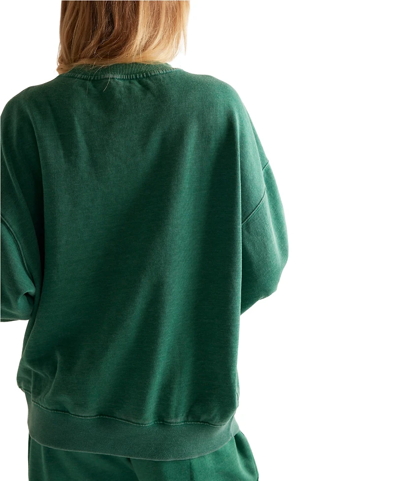 Free People Women's Slow It Down Pullover Sweatshirt