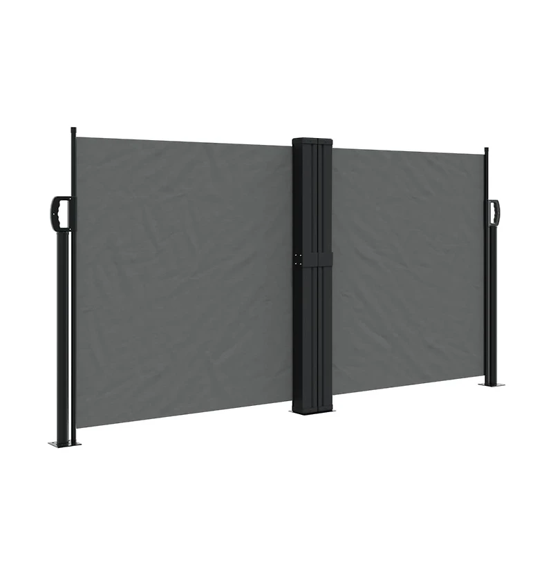 vidaXL Retractable Side Awning Anthracite