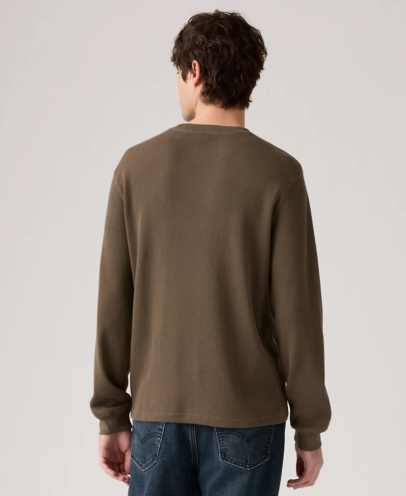 Levi's Men's Waffle Knit Thermal Long Sleeve T-Shirt