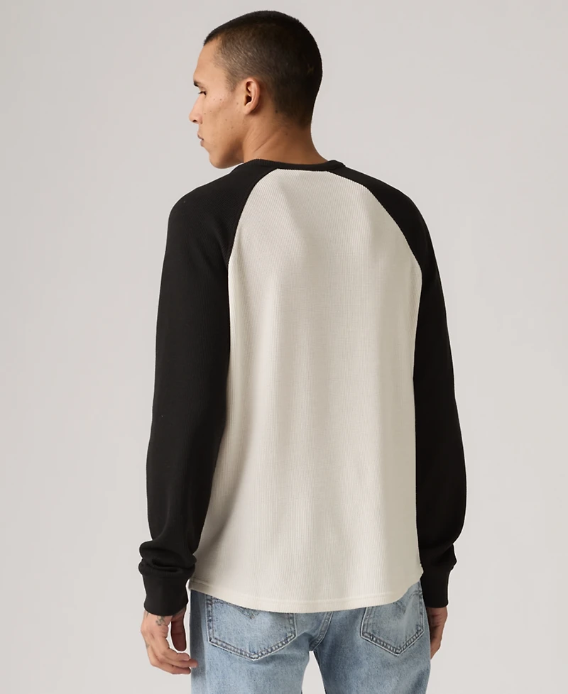 Levi's Men's Thermal Long Raglan Sleeve T-Shirt